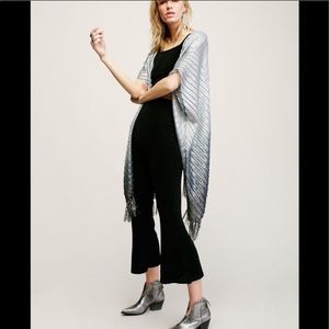 Free People Silver Ombré Kimono